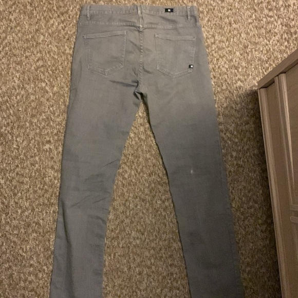 Mens Grey DC Jeans - Picture 2 of 4